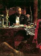 Thomas Eakins Portrait of Professor Benjamin H Rand oil painting on canvas